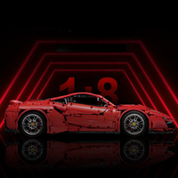 Cada C61042 C61043 MOC City 1:8 GTE 488 Véhicule Rouge Super Sports RC Racing Car Bricks Model Kits pour Adultes Building Blocks Sets