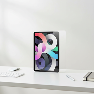 ฟิล์มกันรอยกระจกนิรภัยแบบบางพิเศษ 2.5D คุณภาพพรีเมียม สำหรับแท็บเล็ต iPad Air Pro Mini 10.9 11 12.9 รับผลิตตามแบบ OEM - Product Image 1