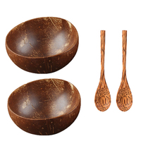 100% Bol en coquille de noix de coco naturelle Bol CoCo pour la nourriture