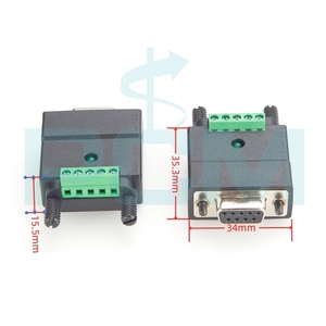 9pin DB9 nữ RS232 để RS485 TTL 5 pin giao tiếp nối tiếp solderless chuyển đổi 2 trong 1 - Product Image 6
