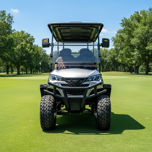 Voiturette de golf électrique Tongcai 6 places, modèle amélioré certifié CE pour la <span class=keywords><strong>patrouille</strong></span> des propriétés immobilières et des communautés fermées - Product Image 1