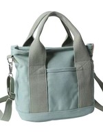 Bolso de mano de gran capacidad para mujer sencillo que combina con todo, nuevo bolso de mano pequeño Bento de lona de primavera y verano con cierre de cremallera
