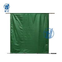 Nouveau système de rideau à enrouleur électrique manuel en tissu imperméable pour paroi latérale de poulailler, garantie 1 an, installation murale facile