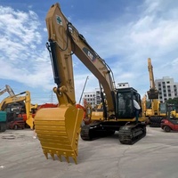 Excavatrice sur chenilles CAT 330GC de fabrication japonaise, 30 tonnes, d'occasion, Caterpillar, grande pelle avec godet d'une capacité de 1,6 m³