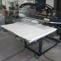 Nouvelle presse à chaud magnétique semi-automatique grand format MYEKOO 80x100, machine pneumatique pour transfert de t-shirts, imprimante à tubes