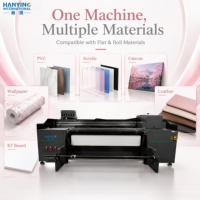 Impresora UV Híbrida de Alta Velocidad para Aplicaciones en Papel Tapiz, Cuero y Películas Suaves