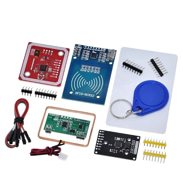 Discount price RFID module PN532 RC522 MFRC-522 RDM6300 Kits S50 13.56 Mhz 125Khz 6cm With Tags SPI Write & Read for 2560