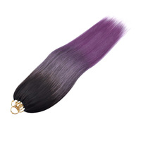 Extensions de cheveux vierges colorées à plumes dégradées peintes, nouvelle troisième génération, sans pli, pour tête entière, Europe-Amérique-Afrique Paris