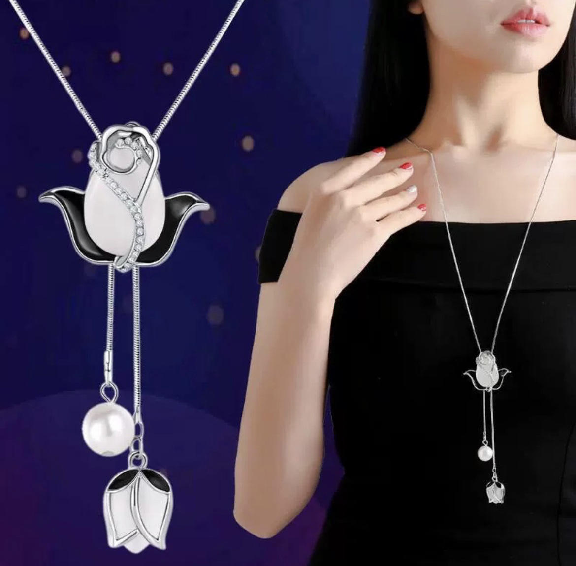 003 Tulipe en argent