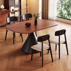 Modern Simple <strong>Dining</strong> <strong>Table</strong> and Chair Household <strong>Folding</strong> Telescopic Round <strong>Table</strong> Wood <strong>Table</strong> <strong>Dining</strong> - Product Image 6
