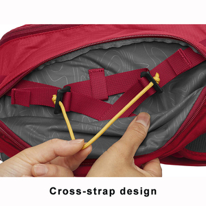 Contrôle facile de Chien De Voyage En Plein Air Randonnée Camping Sac de Selle Rouge Sac À Dos Harnais - Product Image 4