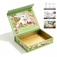 Boîte cadeau de luxe en carton rigide écologique et recyclable, très vendue, avec revêtement UV, fermeture magnétique, logo personnalisé et gaufrage pour l'expédition