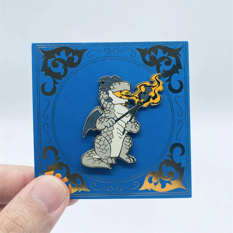 Cheap Custom Game Pins Custom Cartoon Enamel Pins With Backing Card Packages