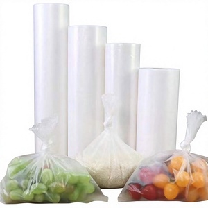 High Quality Flat <b>Bag</b> on Roll Food Grade <b>Clear</b> LDPE Produce <b>Bag</b> for Vegetable Fruit Bread Supermarket Packaging - Product Image 3