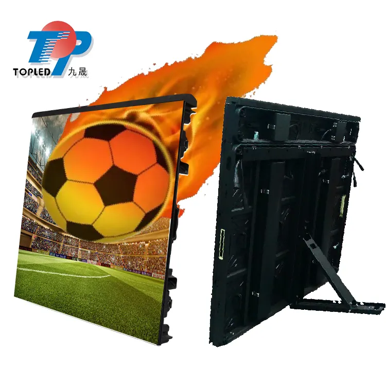 Topled Voetbal Full Color Outdoor Stadion Perimeter P6 Reclame Led Display