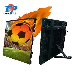 TOPLED Football full color outdoor stadium perimeter P6 advertising led display