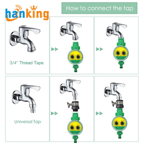 Temporizador <span class=keywords><strong>de</strong></span> <span class=keywords><strong>Riego</strong></span> para Jardín Ehanking, Controlador <span class=keywords><strong>de</strong></span> <span class=keywords><strong>Riego</strong></span> Mecánico Automático, Válvula <span class=keywords><strong>de</strong></span> Aspersión, Herramientas <span class=keywords><strong>de</strong></span> <span class=keywords><strong>Riego</strong></span> por Goteo para Exteriores - Product Image 5