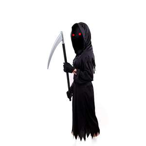 Costume d'Halloween pour enfants Horreur Dieu de la mort Diable Fantôme bar Scène Performance Maquillage Costume de danse Tenue de fête - Product Image 3