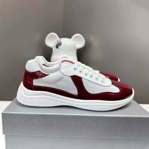 Nouvelles Chaussures de Sport en Cuir et Maille Style Patchwork 2026 - Chaussures Décontractées de Sport Designer American Cup pour Hommes et Femmes - Product Image 4