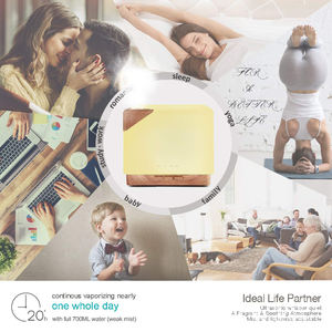 Портативный 700 мл Премиум Электрический диффузор эфирных масел 5 1 ультразвуковой ароматерапия ароматическое масло испаритель увлажнитель для дома - Product Image 6