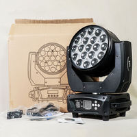4-in-1 19*15W RGBW Wash Moving Head Zoom Club Bühnenlicht Zusätzliches LED-Pixel-Rohr für Bühnenveranstaltungen LED Moving Head