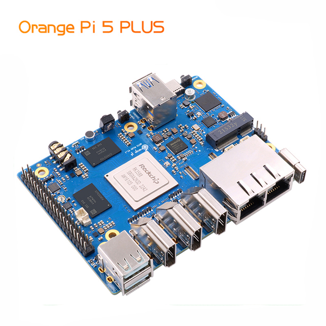Orange Pi 5 Plus 16GB RK3588 Single Board Computer 2.5G Dual Ethernet PCIe Extension Support Android Ubuntu Debian OS