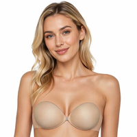 Soutien-gorge adhésif léger de qualité supérieure, à ouverture frontale, pour des courbes rehaussées et un confort optimal