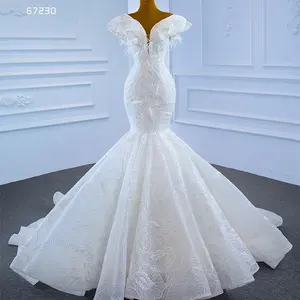 Французское кружевное свадебное платье-Русалка jancдекабря RSM67230, платье для вечеринки 2020