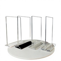 Porte-cartes de table en acrylique, support d'affichage double face, cadre de signalisation de bureau pour menus de restaurant, étiquettes de prix