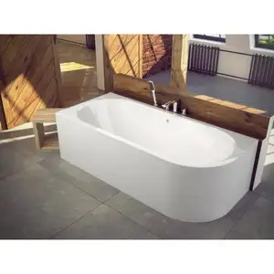 Fabiao Free Standing Oval Shape Bath Tubs Acrylic Freestanding Bathtub Without Faucet Tinas