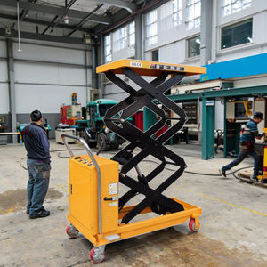 विद्युत बैटरी संचालित मंच ट्राली मोबाइल कैंची उठा तालिका - Product Image 3