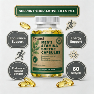 Capsules molles Stamina 1000mg pour hommes, 60 unités, soutien à l'endurance physique, style de vie actif, complément sportif quotidien pour hommes - Product Image 6