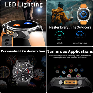 Reloj Inteligente HD300Pro con GPS, Pantalla AMOLED Redonda de 1.43 Pulgadas, Resistente al Agua 3ATM, Monitor de Salud, Reloj Deportivo para Exteriores - Product Image 6