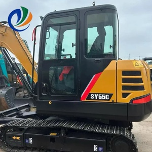 Mini Excavadora SANY SY55 Usada, 5 Toneladas, Modelo <span class=keywords><strong>2022</strong></span>, Excavadora Pequeña, Flexible y de Alta Eficiencia - Product Image 1