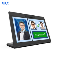 Caméra frontale à écran tactile de 14 pouces en forme de L, système de Satisfaction client, système de bureau Poe, appareils Android