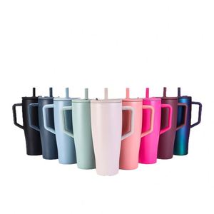 Borraccia Termica da 40OZ con Coperchio Magnetico, Antigoccia, in Acciaio, con Punta della Cannuccia in Silicone, Isolamento Caldo/Freddo, Adatta per Portabicchieri Auto - Product Image 4
