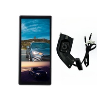 Moniteur Tactile d'Usine 10,36 Pouces Système de Sécurité Panoramique à 360° pour Camion avec Enregistreur DVR Caméra AHD 4 Canaux 1080P pour Côté Gauche