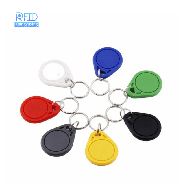 13.56MHz RFID Key Fob Proximity IC Card ISO14443A Token Tag for Electronic Smart Door Lock