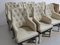 Chaises de poker de nouveau style machine à sous de jeu chaises de casinos noires pures en cuir véritable