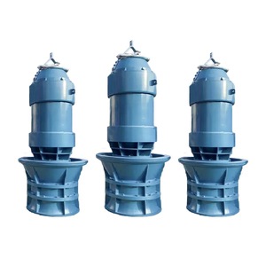 Bomba Sumergible Vertical de Flujo Axial para Riego Agrícola, Drenaje, Control de Inundaciones, Bomba de Agua Sumergible Mixta QZB - Product Image 1