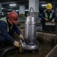 316 Edelstahl Tauchpumpe für Abwasser Säure- und Alkalibeständige Abwasserpumpe für Galvanikfabrik-Abwasser