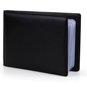Custom Logo <b>Business</b> <b>Card</b> <b>Holder</b> 180 Slots PU Leather Name <b>Card</b> Book - Product Image 3