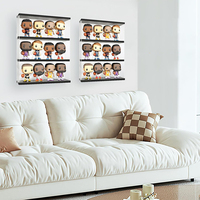 Vitrina Acrílica de Pared para Funko POP, Estantes Transparentes para Coleccionables, Exhibidor para Figuras