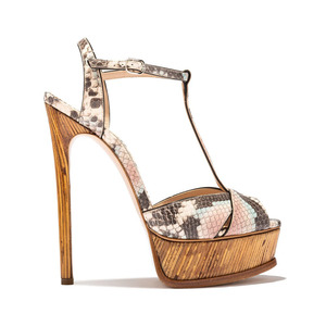 Nuovo arrivo sandali <span class=keywords><strong>con</strong></span> <span class=keywords><strong>tacco</strong></span> in bambù <span class=keywords><strong>con</strong></span> punta aperta in pelle multicolore - Product Image 4