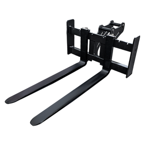 Fourche à palettes robuste pour excavatrice, réglable, en acier robuste, pour la manutention, le levage et la logistique sur site - Product Image 3
