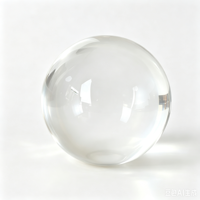 Boule de cristal K9 de grande taille, polie, vierge, de haute qualité, gravée au laser 3D, pour gravure laser, cadeau, événement, YIWU