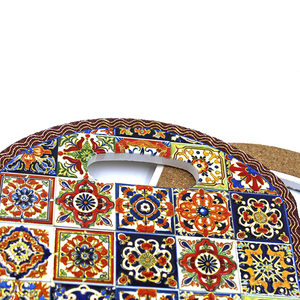 Napperons <span class=keywords><strong>de</strong></span> table à motif <span class=keywords><strong>de</strong></span> carreaux bohèmes <span class=keywords><strong>de</strong></span> Valence, <span class=keywords><strong>tapis</strong></span> <span class=keywords><strong>de</strong></span> <span class=keywords><strong>cuisine</strong></span> antidérapants, sous-plats décoratifs <span class=keywords><strong>de</strong></span> style ethnique espagnol - Product Image 6