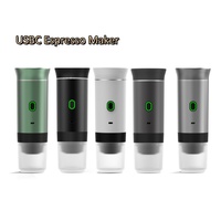 Nouvelle Génération Machine à Café Expresso Électrique Portable de Voyage 12V/220V Personnalisable pour Extérieur, Mini Machine à Capsules et à Café Moulu