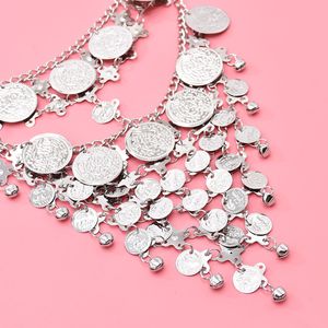 <span class=keywords><strong>Masque</strong></span> rétro en alliage ajouré avec pampilles, voile de cou et <span class=keywords><strong>visage</strong></span>, accessoire de mode pour femme pour la photographie - Product Image 3