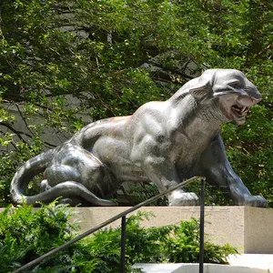 Heisse Cast Menthod Bronze Panther Statue